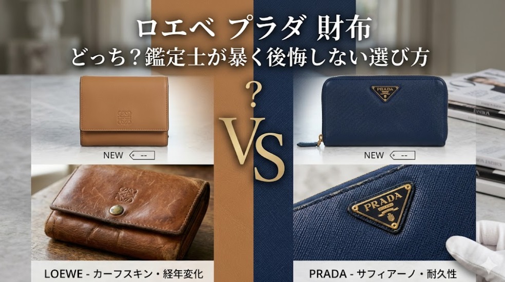 ロエベ プラダ 財布 どっち