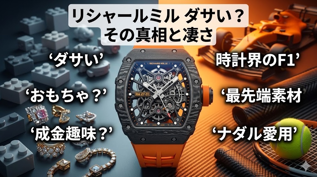 リシャールミル ダサい