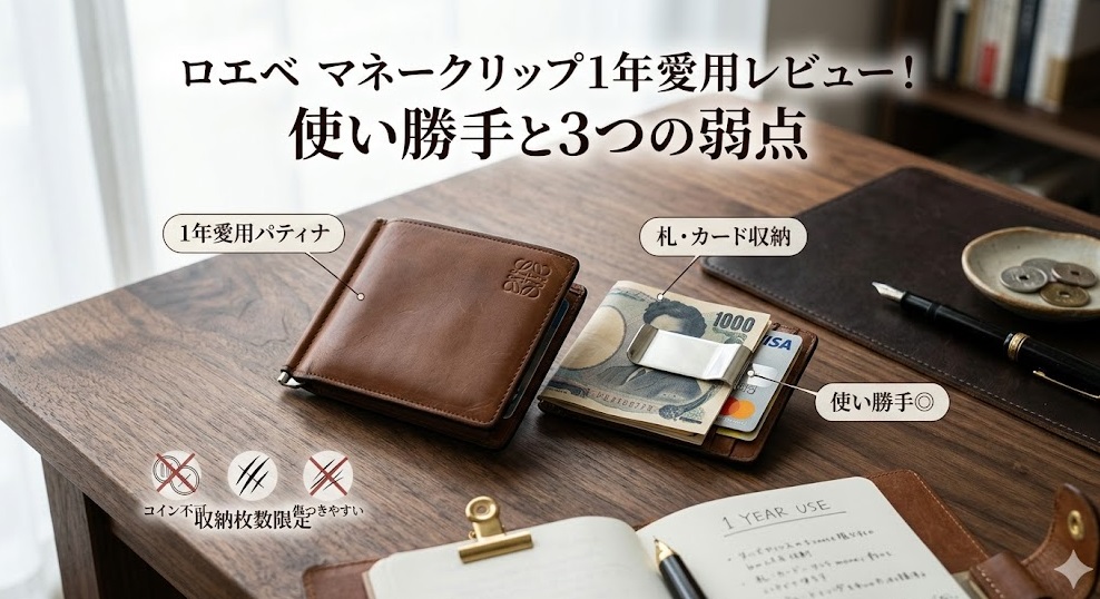 ロエベ マネークリップ